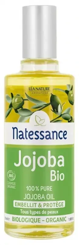 Natessance Huile de Jojoba Bio – 100% Pure – Embellit et Protège