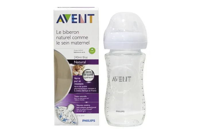 Natural biberon verre 1 mois+ 240ml