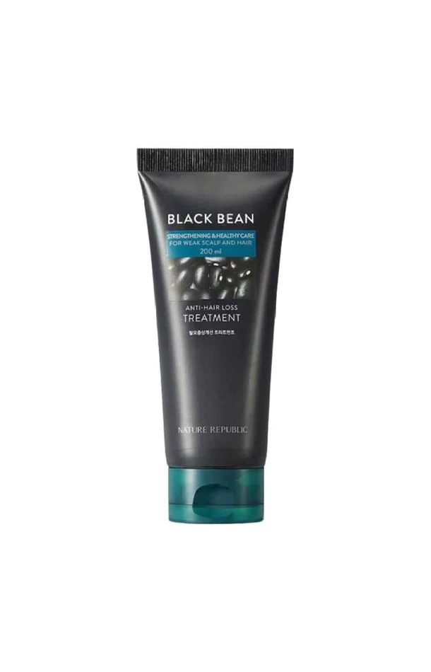 Nature Republic – Traitement fortifiant & anti-chute – Haricots noirs – Cheveux – 200 ml