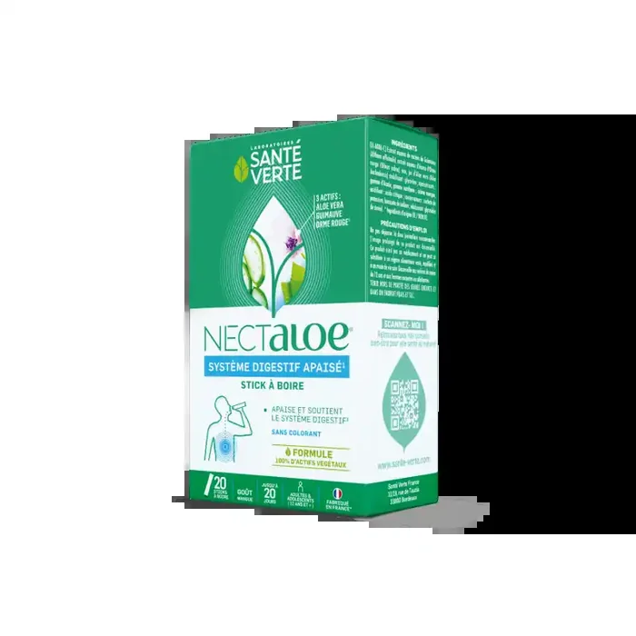 NECTALOE STICK A BOIRE X20 ML SANTE VERTE