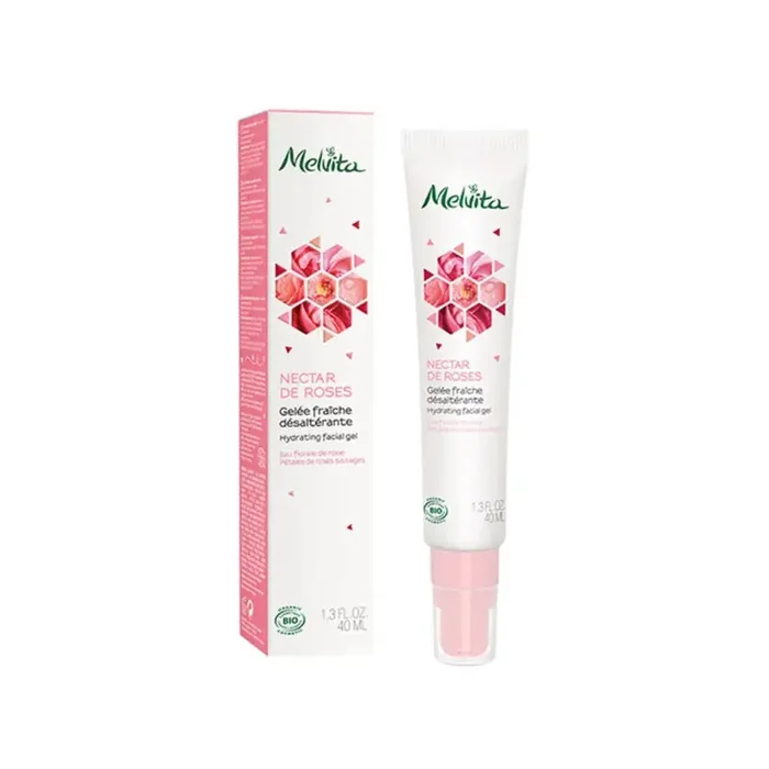 NECTAR DE ROSES BIO GELÉE FRAICHE DÉSALTÉRANTE 40ML MELVITA