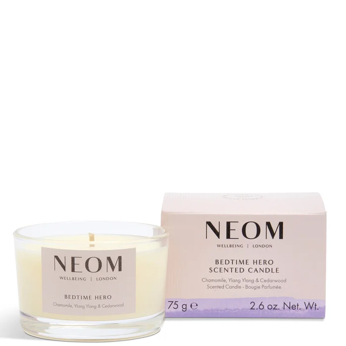 NEOM Bedtime Hero Bougie Parfumée Voyage 75 g