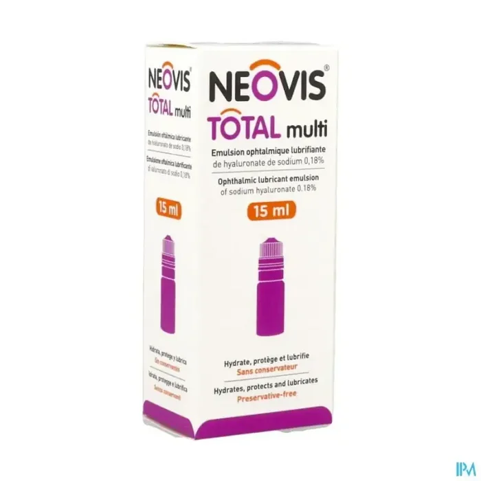 Neovis total multi solution ophtalmique 15ml