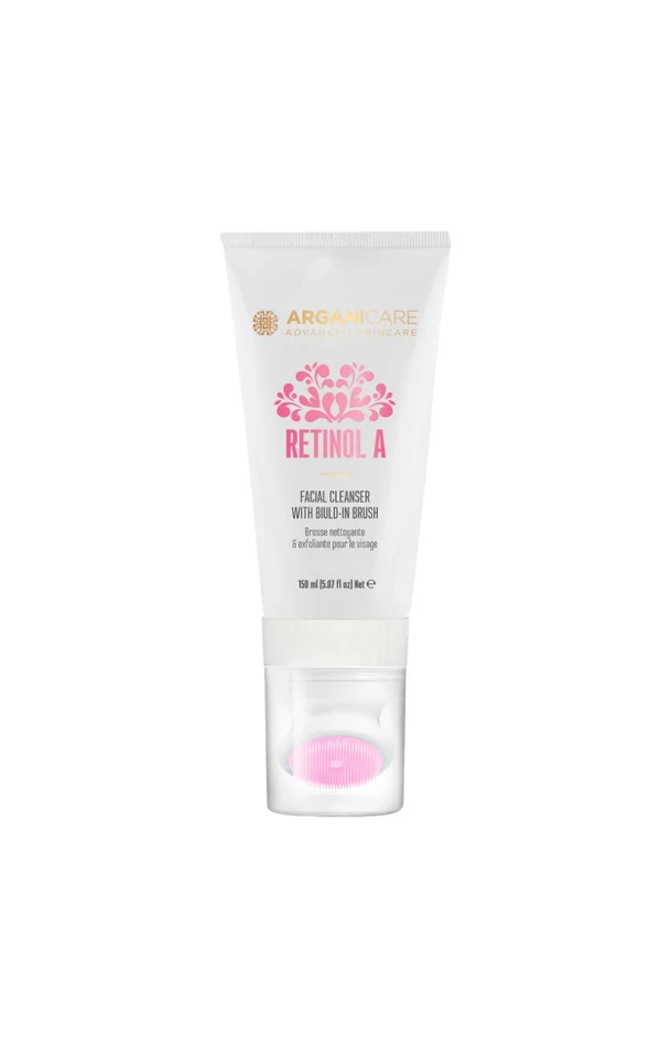Nettoyant & exfoliant avec brosse – Rétinol – Visage – 150 ml