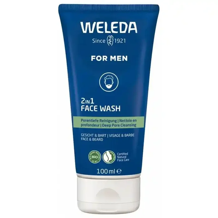 NETTOYANT VISAGE 2 EN 1 HOMME BIO 100ML WELEDA