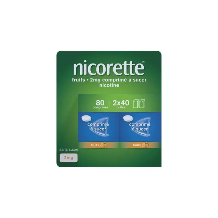 Nicorette 2mg comprimé à sucer 80