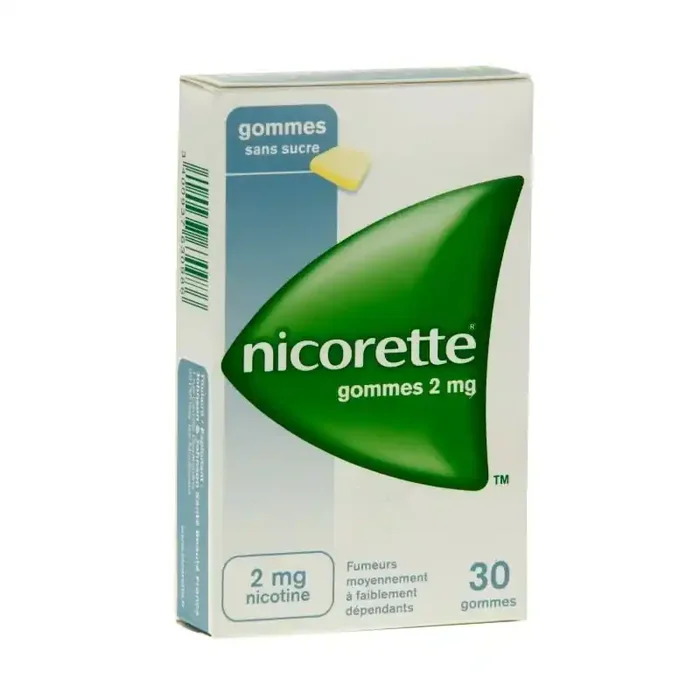 Nicorette 2Mg Sans Sucre 30 Gommes a Macher