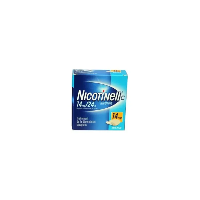 NICOTINELL TTS 14MG/24H BOITE DE 28 PATCHS NOVARTIS