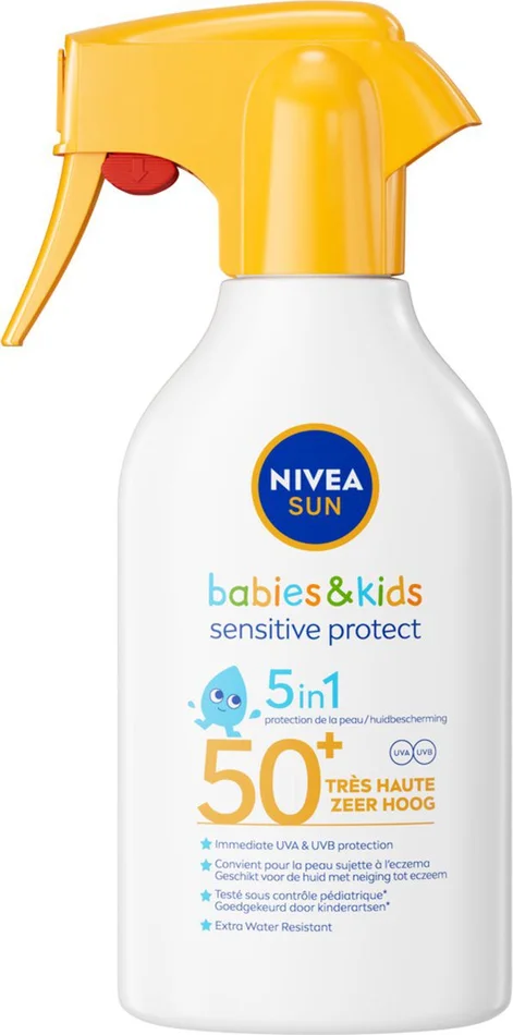 Nivea Sun Kids SPF50+ Sensitive Protect Spray Solaire 270 ml