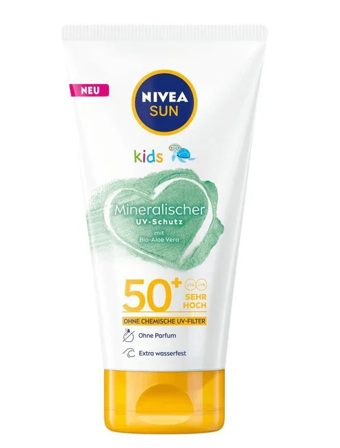 NIVEA SUN Lait Solaire Enfant protection UV minérale SPF 50+