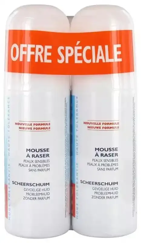 Nobacter Mousse à Raser Haute Tolérance Lot de 2 x 150 ml