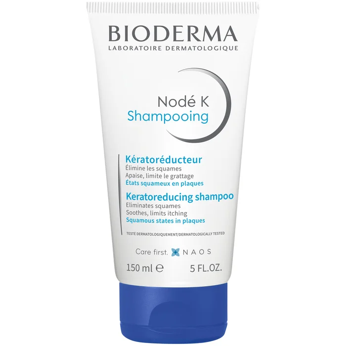 Nodé K Shampooing – Kéro-Réducteur – Élimine Les États Squameux en Plaque 150 ml