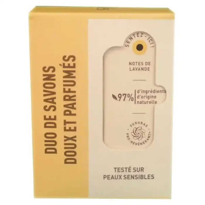 NOTES DE LAVANDE DUO SAVONS SURGRAS 2X200G ROGE CAVAILLES
