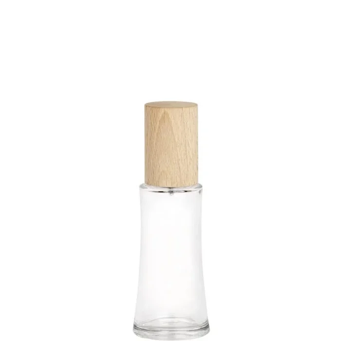 Novex Vaporisateur Rechargeable en Verre Avec Bouchon en Hêtre