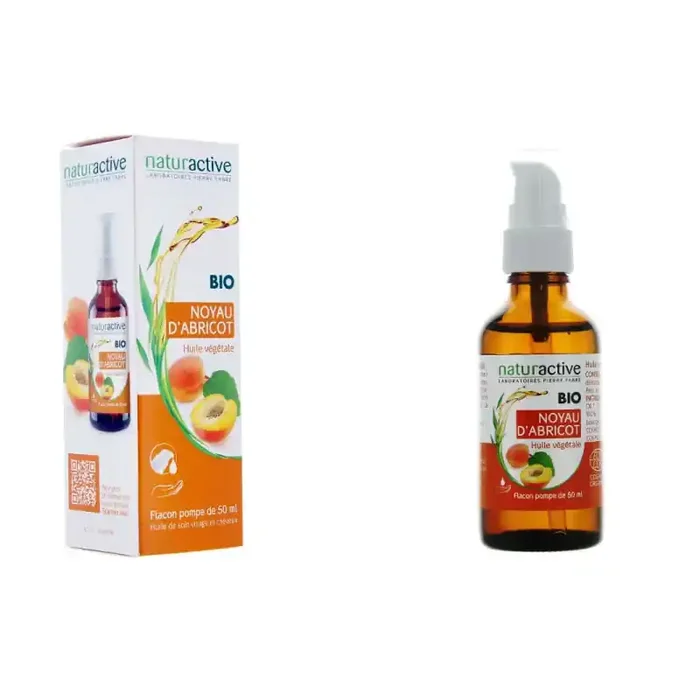 NOYAU D‘ABRICOT HUILE VEGETALE BIO 50ML NATURACTIVE