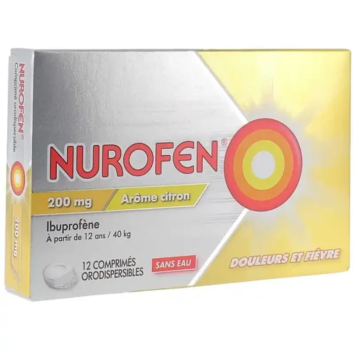 Nurofen 200mg 12 comprimes orodispersibles