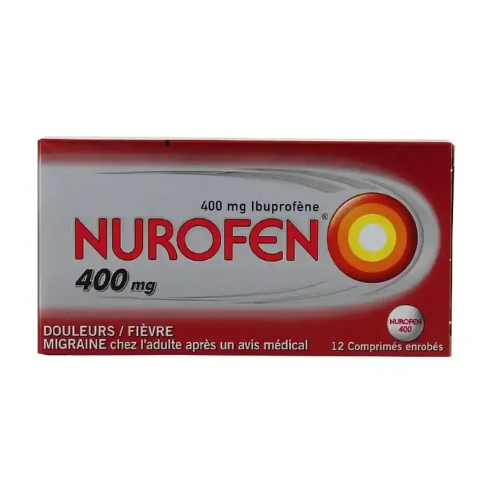 Nurofen 400mg 12 Comprimes Enrobes