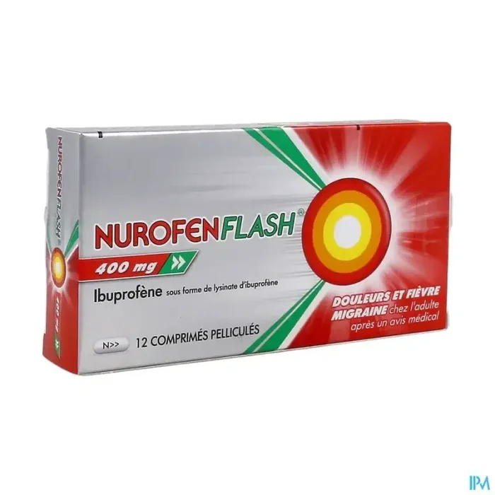 Nurofenflash 400mg comprimé 12