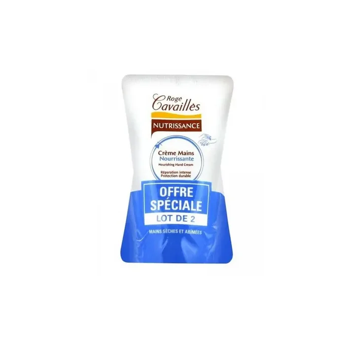 NUTRISSANCE CREME MAINS LOT DE 2 X 50ML ROGE CAVAILLES
