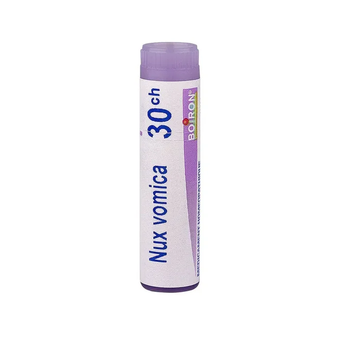Nux Vomica 30ch – Etat grippal Troubles gastro-entérologiques Mal des transports – Tube Dose Globule