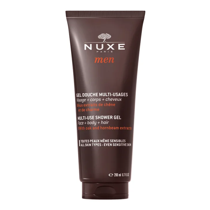 Nuxe Men – Gel douche multi-usages Homme – Toutes peaux même sensibles – 200ml