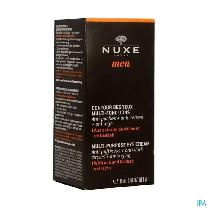 Nuxe men contour des yeux multifonctions pompe 15ml