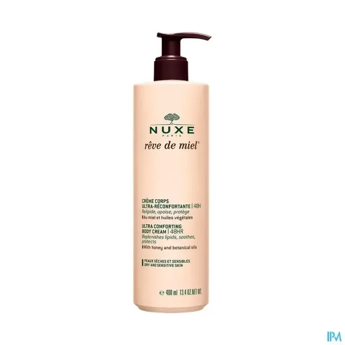 Nuxe rêve de miel crème corps ultra réconfortant 48h 400ml
