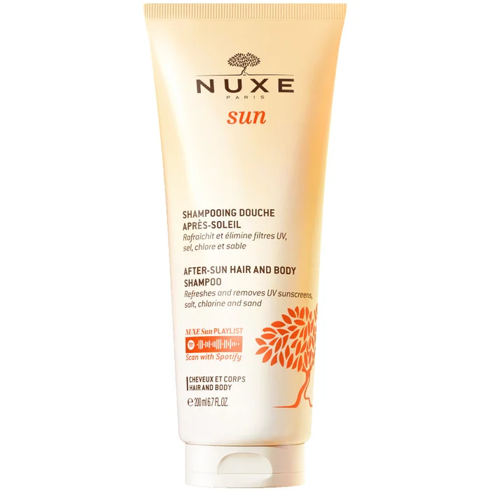 Nuxe Sun – Shampooing Douche Après-Soleil – Tous types de peaux – 200ml