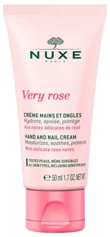 Nuxe Very rose Crème Mains et Ongles (Toutes Peaux) 50 ml