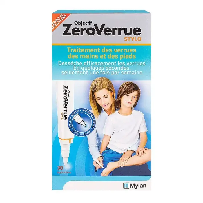 Objectif Zeroverrue – Traitement des verrues des mains et des pieds – Stylo 3ml