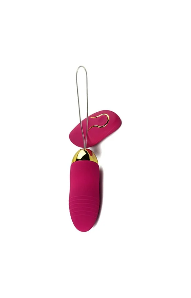 Oeuf vibrant en silicone – Rose – 8,5 cm