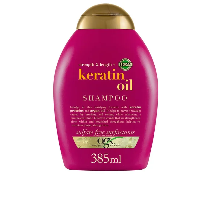 OGX Shampoo all'olio di cheratina, capelli fragili, idratante e rinforzante 385 ml