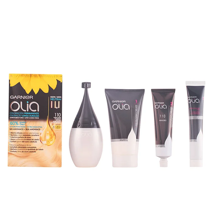 OLIA Coloration permanente #110 super éclaircissant blond nature coffret