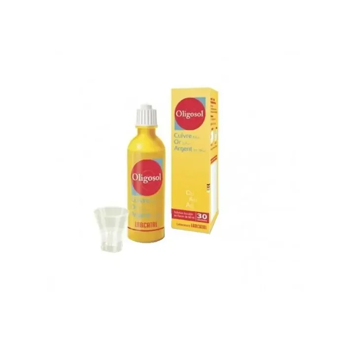Oligosol cuivre or argent 60ml
