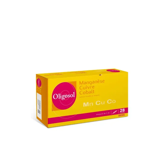 Oligosol Manganese Cuivre Cobalt 28 ampoules