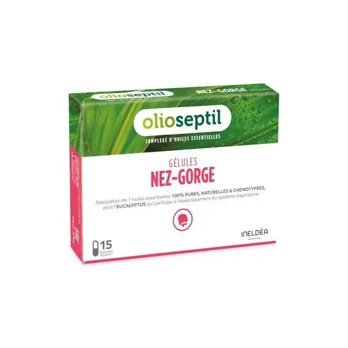 OLIOSEPTIL NEZ GORGE 15 GELULES INELDEA