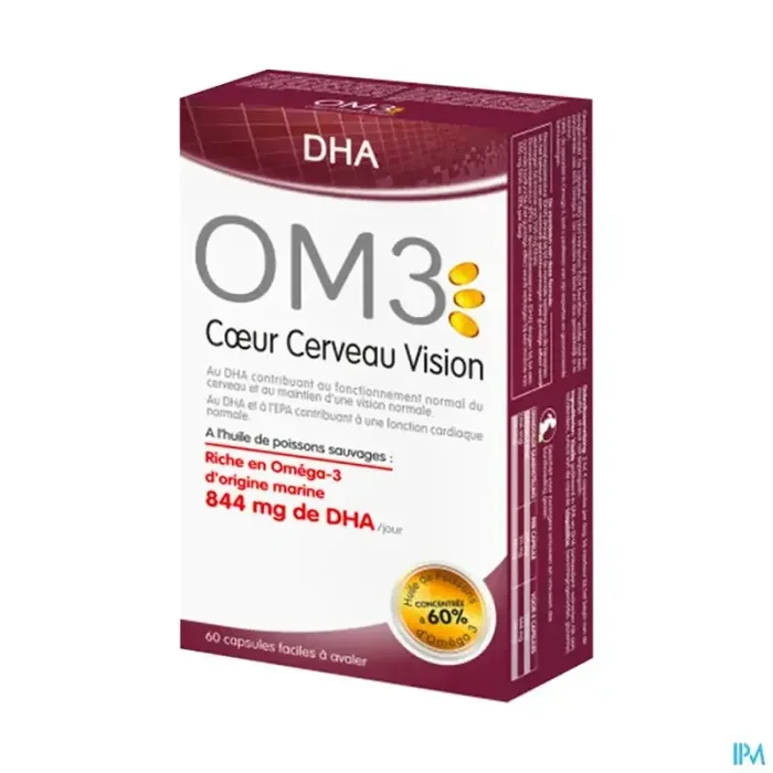 Om3 dha coeur cerveau vision capsule 60