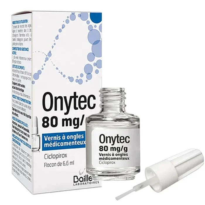 Onytec – Vernis à ongle médicamenteux Ciclopirox – Mycoses des ongles – 6,6ml
