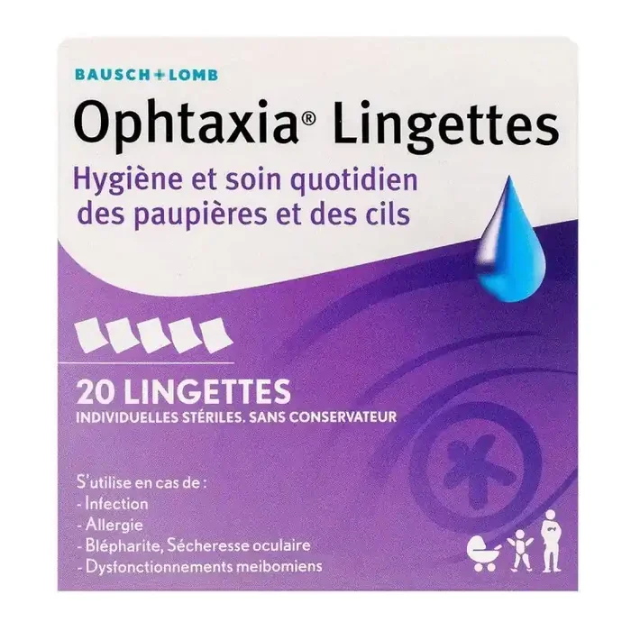 Ophtaxia Lingettes