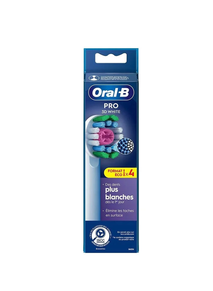 Oral-B 3D White Pro Têtes de brosse 4 pièces