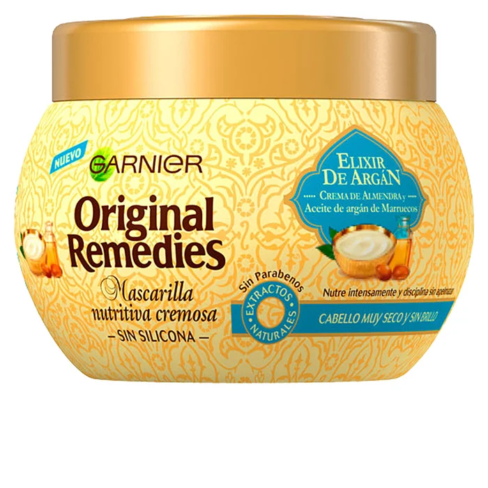 ORIGINAL REMEDIES mascarilla elixir argán 300 ml
