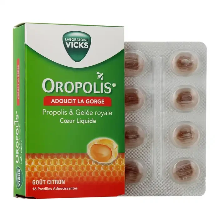 Oropolis Cœur Liquide Gelée Royale – 16 Pastilles