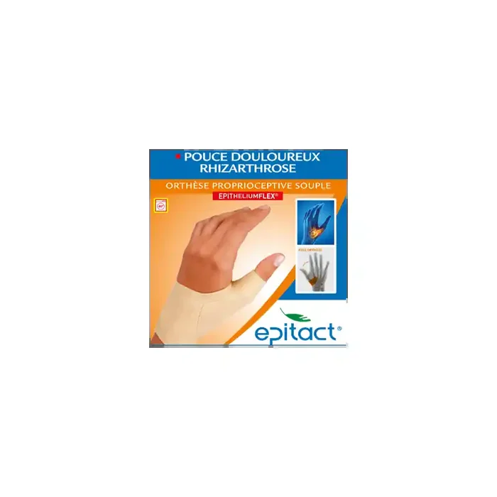 ORTHESE PROPRIOCEPTIVE SOUPLE EPITHELIUM FLEX POUCE DROIT Taille L EPITACT