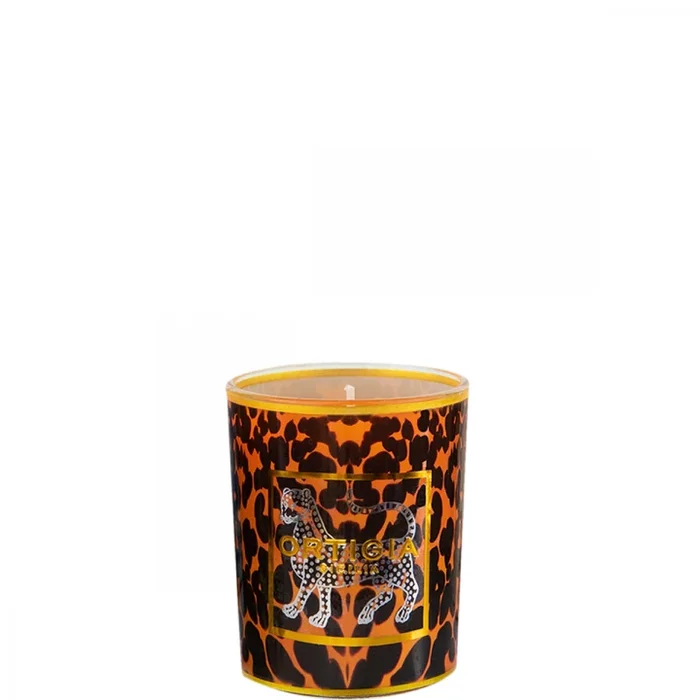 Ortigia Sicilia Ambra Nera Bougie Parfumée Décorée