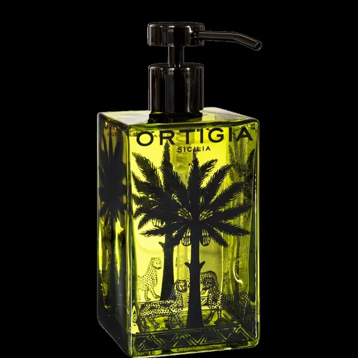 Ortigia Sicilia Fico d'India Savon Liquide – Flacon en Verre Rechargeable