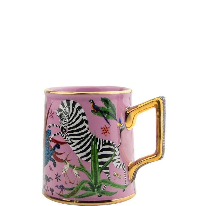 Ortigia Sicilia Jungle Pink Mug en Céramique
