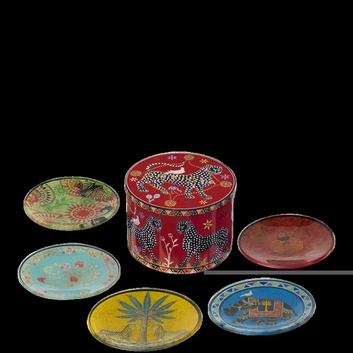 Ortigia Sicilia Ortigia Coffret Assiettes en Verre