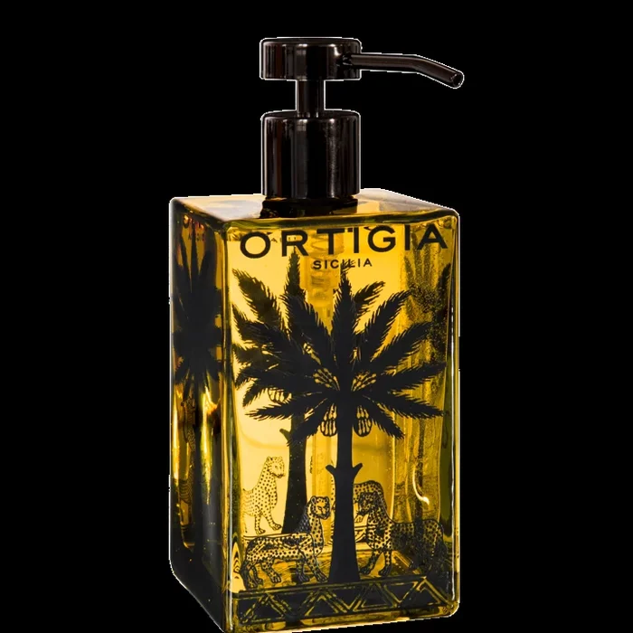 Ortigia Sicilia Zagara Savon Liquide – Flacon en Verre Rechargeable