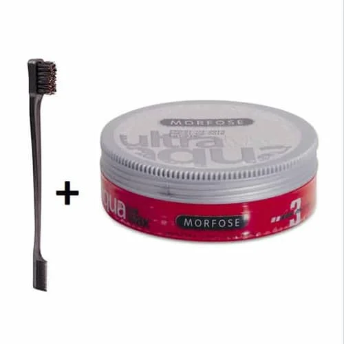 PACK MORFOSE Cire Coiffante Ultra « 3 » + BROSSE Baby Hairs