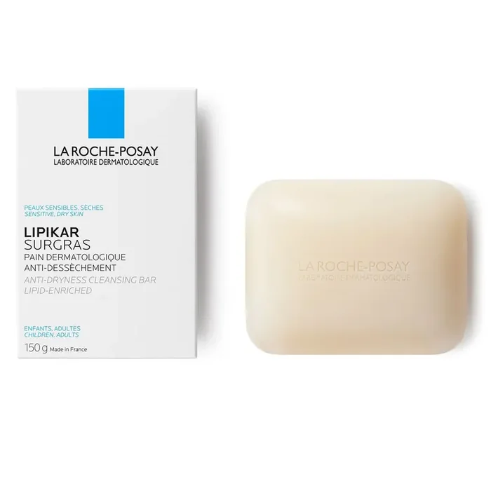 Pain dermatologique Anti-dessèchement – Lipikar Surgras – 150g